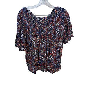 Gap Womens Floral Print Blouse Size M